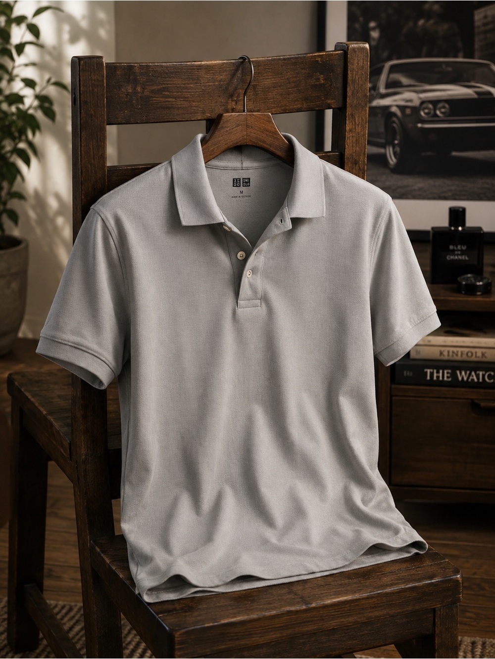 Uniqlo Classic Gray Polo Shirt